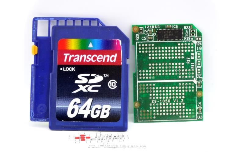 Восстановление карты памяти Transcend 64Gb SDHC