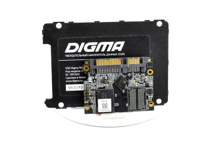 Восстановление данных SSD диска Digma Run S9