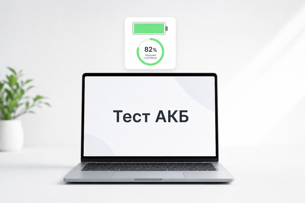 Запустили онлайн-тест аккумулятора ноутбука