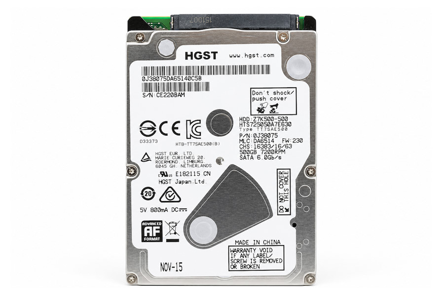 Восстановление данных Hitachi Z7K500-500 из ноутбука Lenovo — замена БМГ