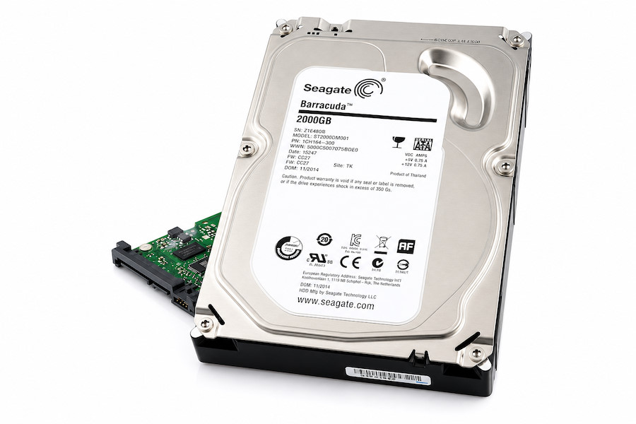 Восстановление данных Seagate ST2000DM01 Barracuda — замена головок